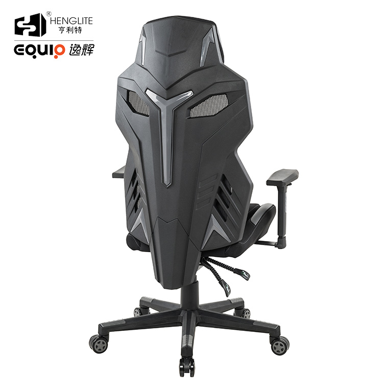 Grey Black EQ3030 Wide Back Racing Gaming Chair