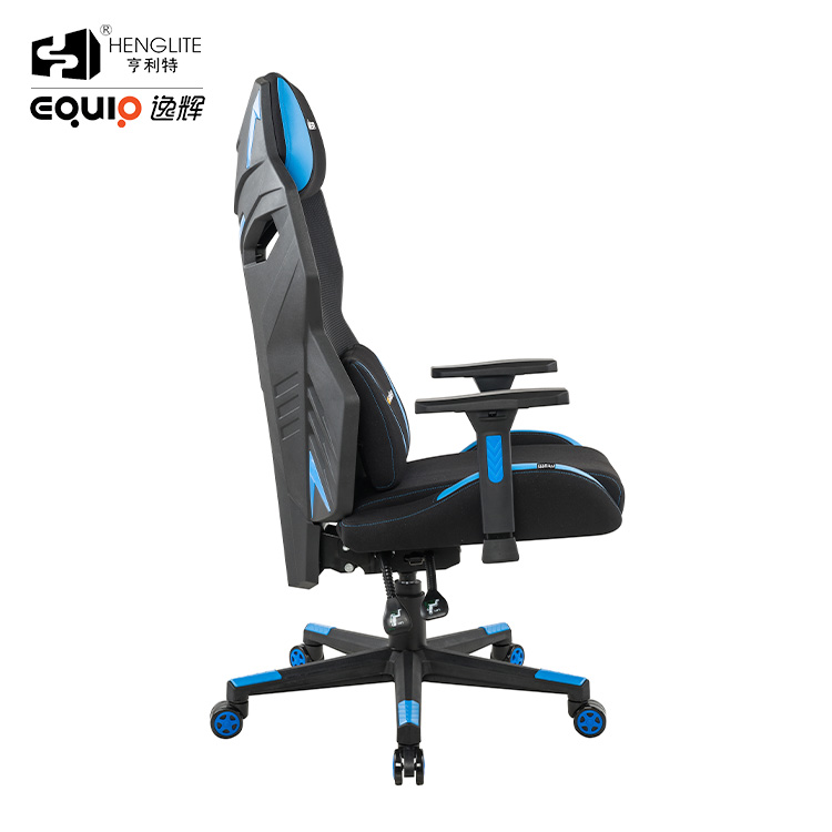 Blue Black EQ3030 Wide Back Racing Gaming Chair