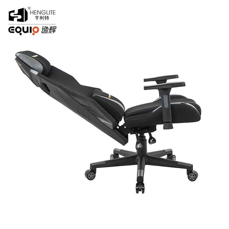 Grey Black EQ3030 Wide Back Racing Gaming Chair