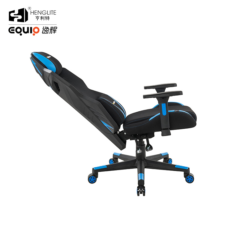 Blue Black EQ3030 Wide Back Racing Gaming Chair