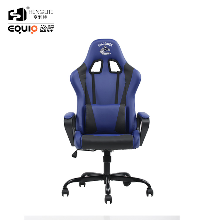 Blue Black EQ7007 Logo Customize Gaming Chair