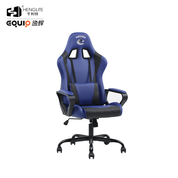 Blue Black EQ7007 Logo Customize Gaming Chair