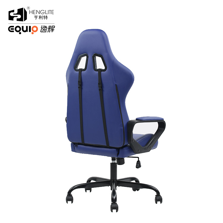 Blue Black EQ7007 Logo Customize Gaming Chair