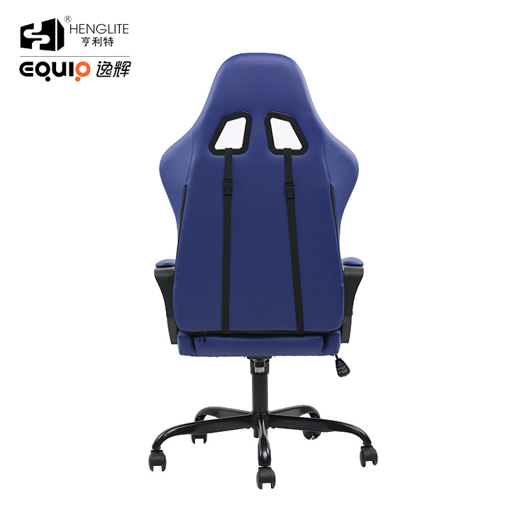 Blue Black EQ7007 Logo Customize Gaming Chair