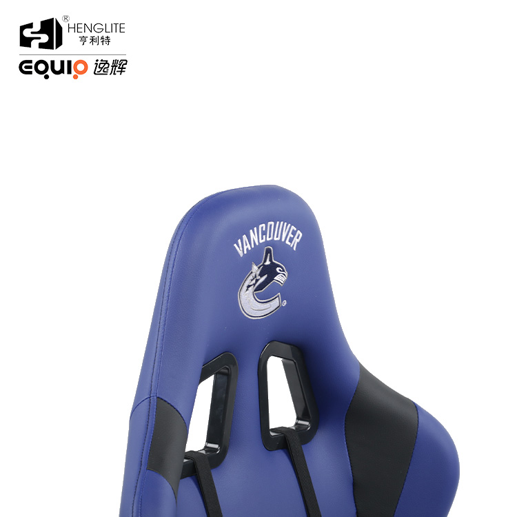 Blue Black EQ7007 Logo Customize Gaming Chair