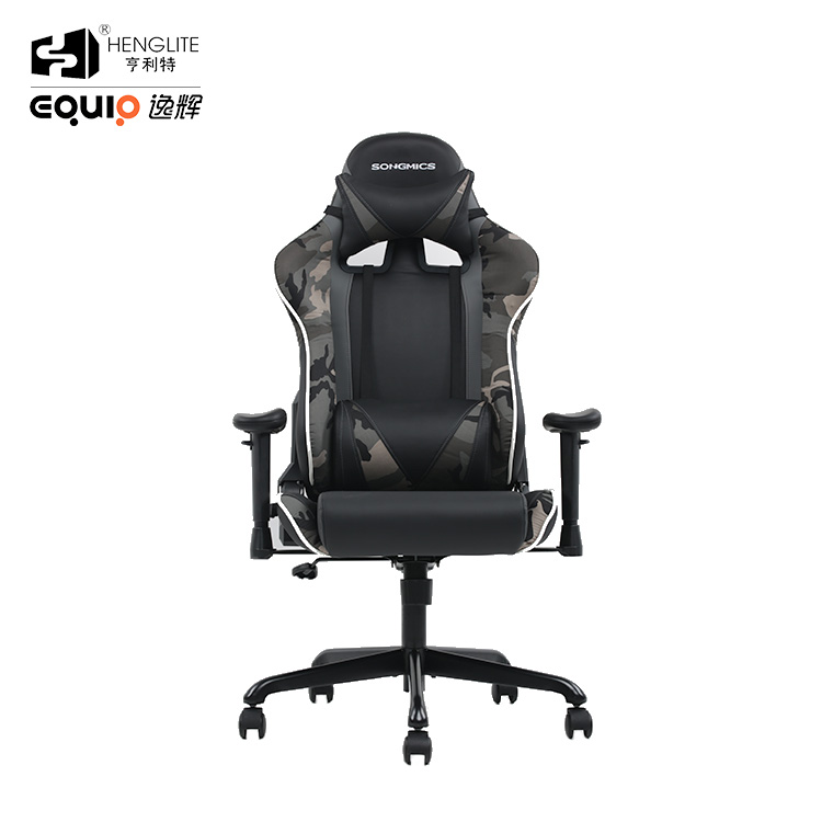 Camouflage EQ7009 Racing Gaming Chair With Headrest