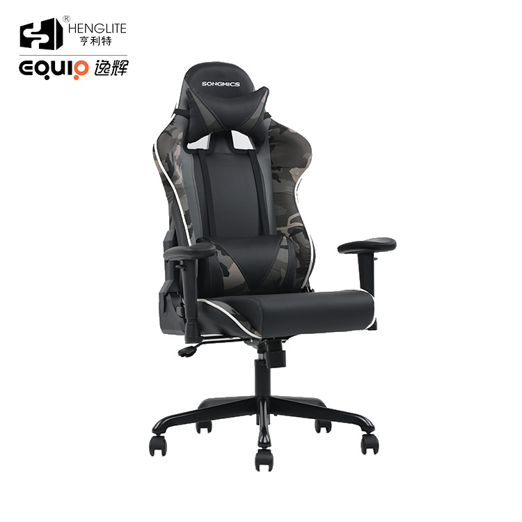 Camouflage EQ7009 Racing Gaming Chair With Headrest