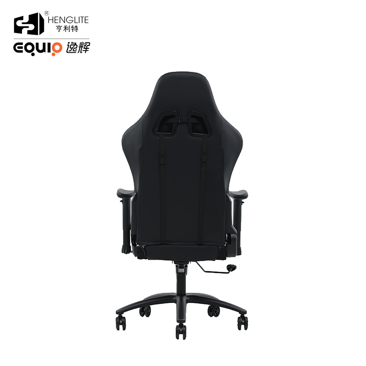 White Black EQ7020 2D Armrest Gaming Chair