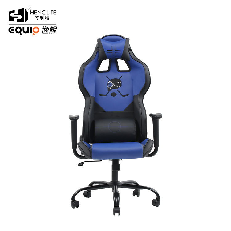 Blue Black EQ7030 Pattern Can Be Customized Gaming Chair