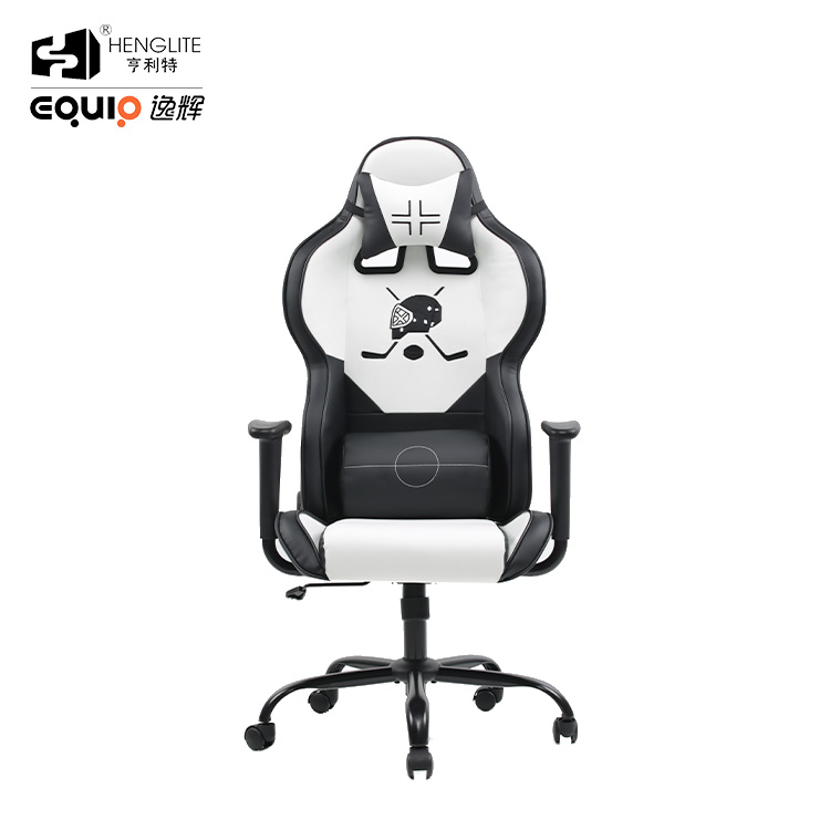 White Black EQ7030 Pattern Can Be Customized Gaming Chair