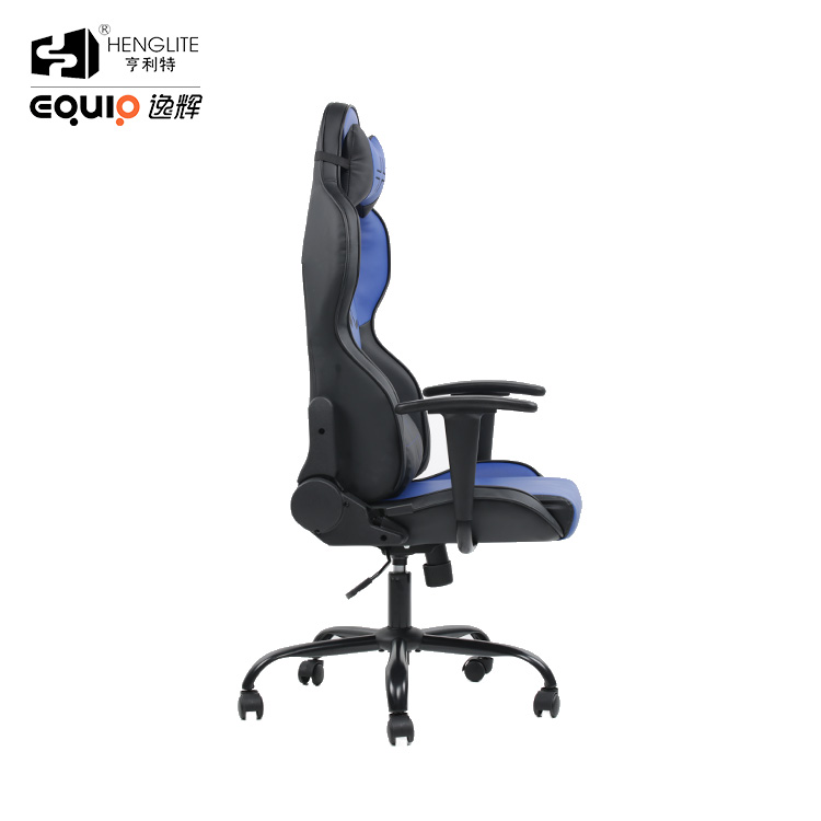 Blue Black EQ7030 Pattern Can Be Customized Gaming Chair