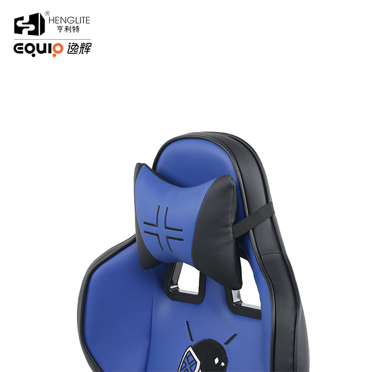 Blue Black EQ7030 Pattern Can Be Customized Gaming Chair