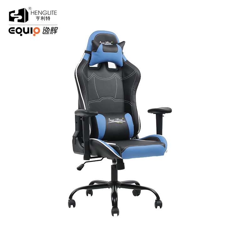 Blue Black EQ7066 Pattern Can Be Customized Gaming Chair