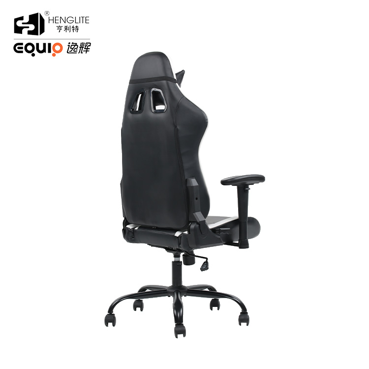 White Black EQ7066 Pattern Can Be Customized Gaming Chair