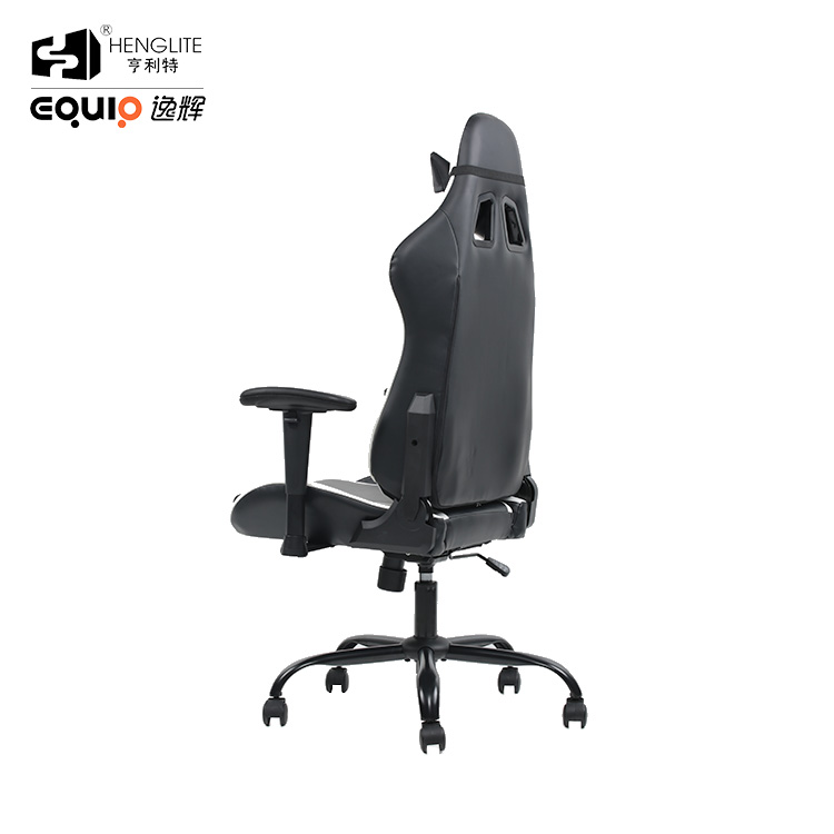 White Black EQ7066 Pattern Can Be Customized Gaming Chair