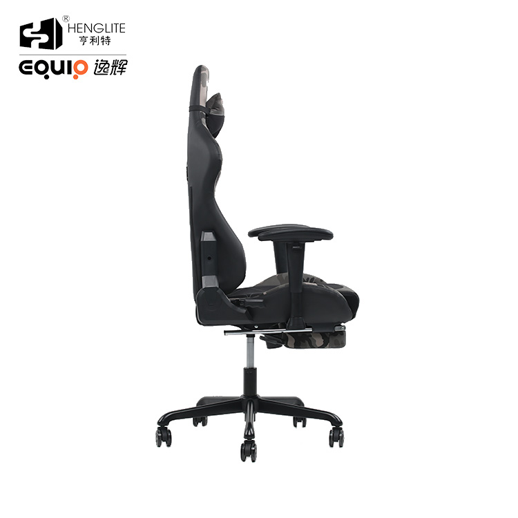 Camouflage EQ7080 2D Armrest Gaming Chair With Footrest 