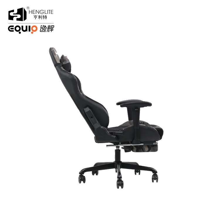 Camouflage EQ7080 2D Armrest Gaming Chair With Footrest 