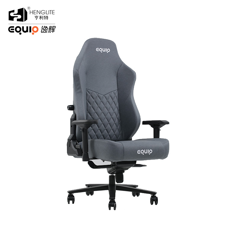 Gray EQ7087 Frog Base 4D Armrest Ergonomic Gaming Chair