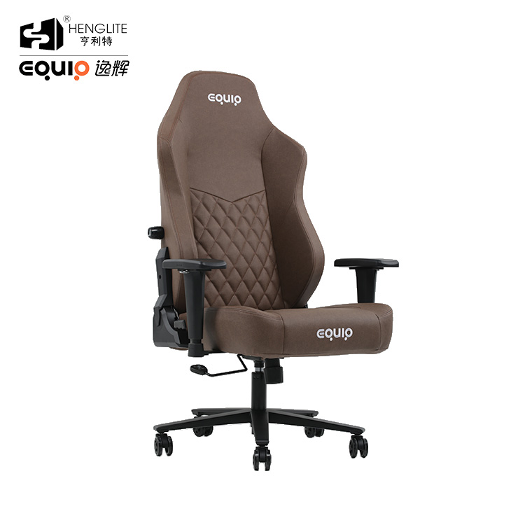 Brown  EQ7087 Frog Base 4D Armrest Ergonomic Gaming Chair