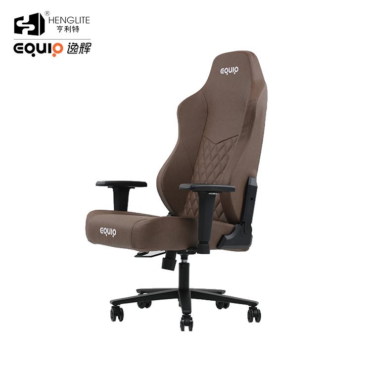 Brown  EQ7087 Frog Base 4D Armrest Ergonomic Gaming Chair