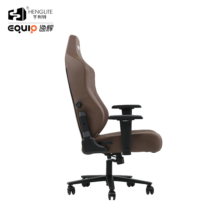 Brown  EQ7087 Frog Base 4D Armrest Ergonomic Gaming Chair