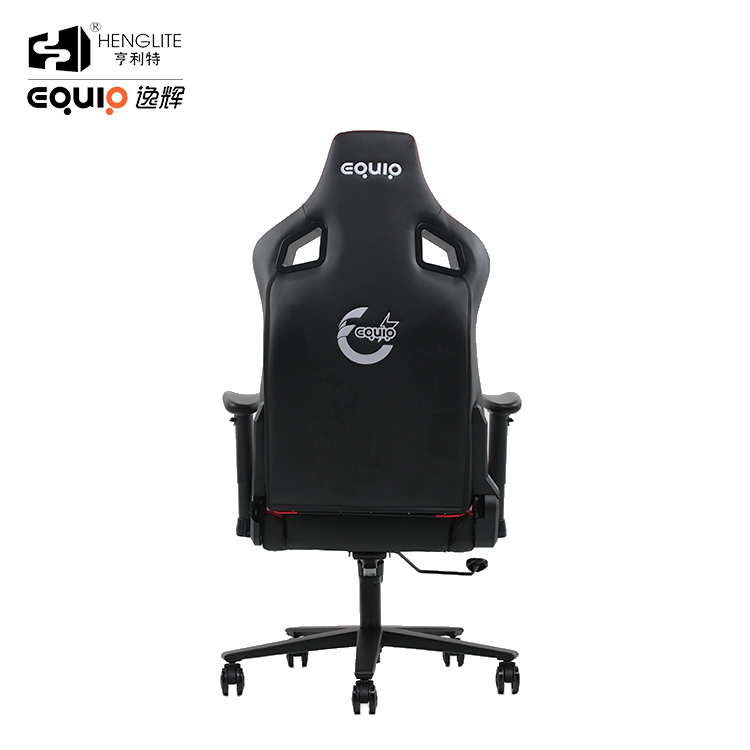 Red Black EQ7088 Frog Base 2D Armrest Ergonomic Gaming Chair