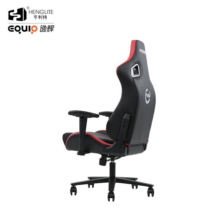 Red Black EQ7088 Frog Base 2D Armrest Ergonomic Gaming Chair