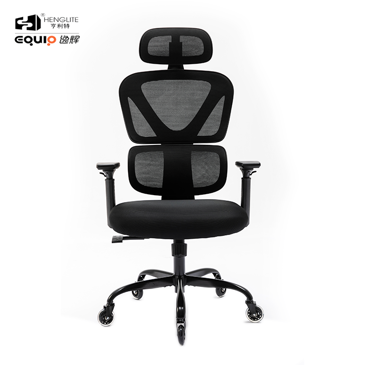 9070 Black Metal Base 320 With Racing Wheel Black EQ9070 High Back Ergonomic Mesh Chair