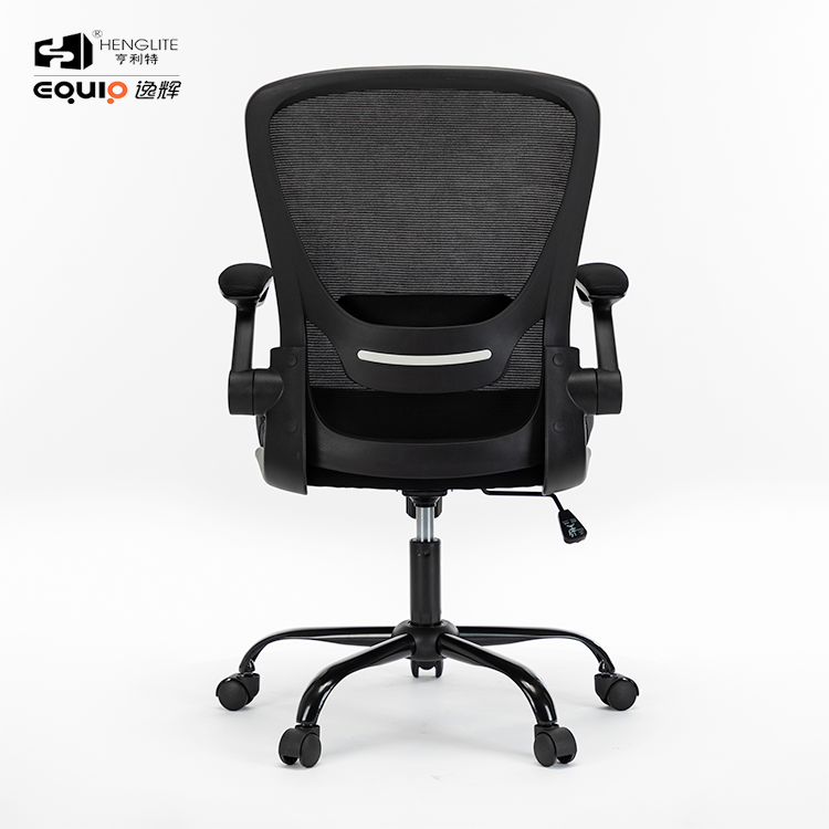 Black EQ9008 Adjustable Armrest Mesh Chair