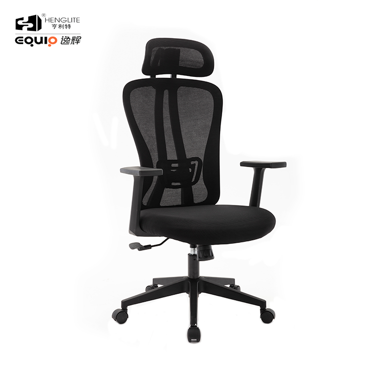 Black EQ9019A Modern Style Ergonomic Mesh Chair