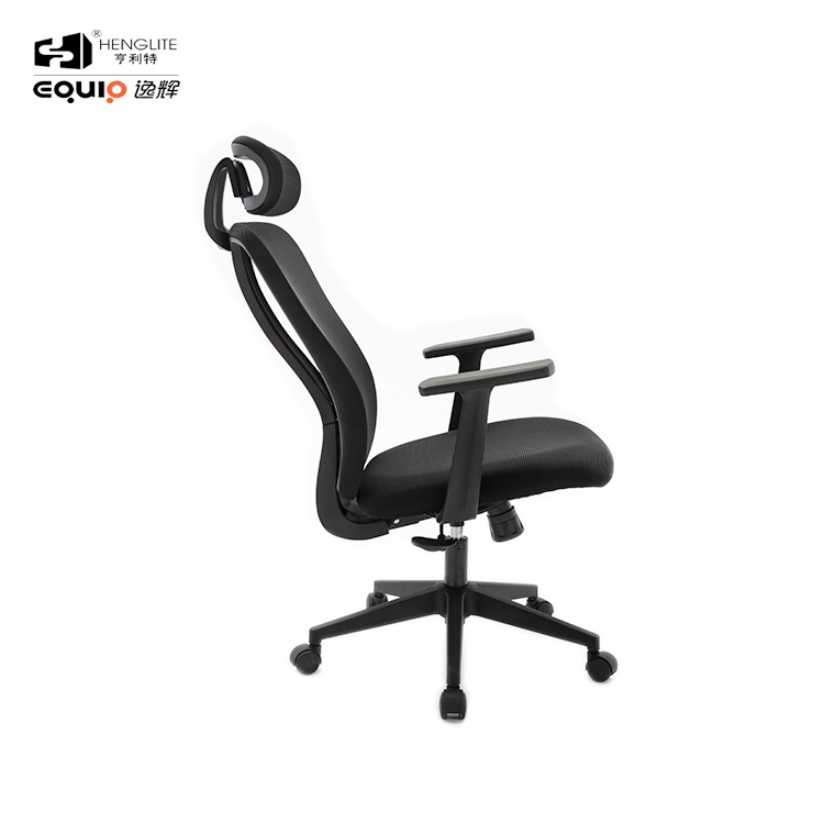 Black EQ9019A Modern Style Ergonomic Mesh Chair