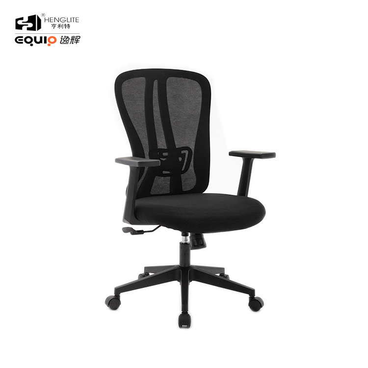 Black EQ9019B Modern Style Ergonomic Mesh Chair