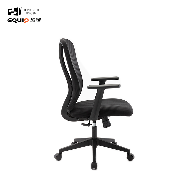 Black EQ9019B Modern Style Ergonomic Mesh Chair