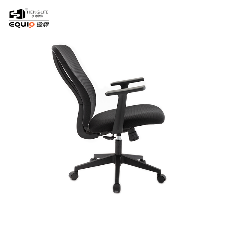 Black EQ9019B Modern Style Ergonomic Mesh Chair