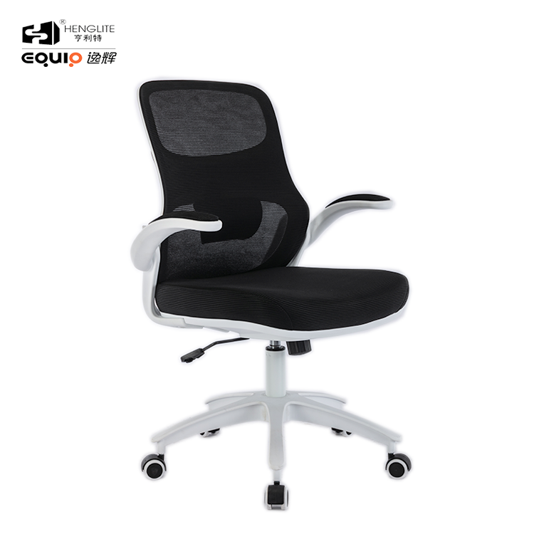 White EQ9020 Rebound Cotton Ergonomic Mesh Chair