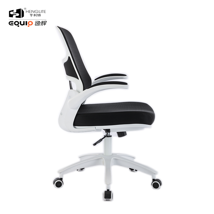 White EQ9020 Rebound Cotton Ergonomic Mesh Chair