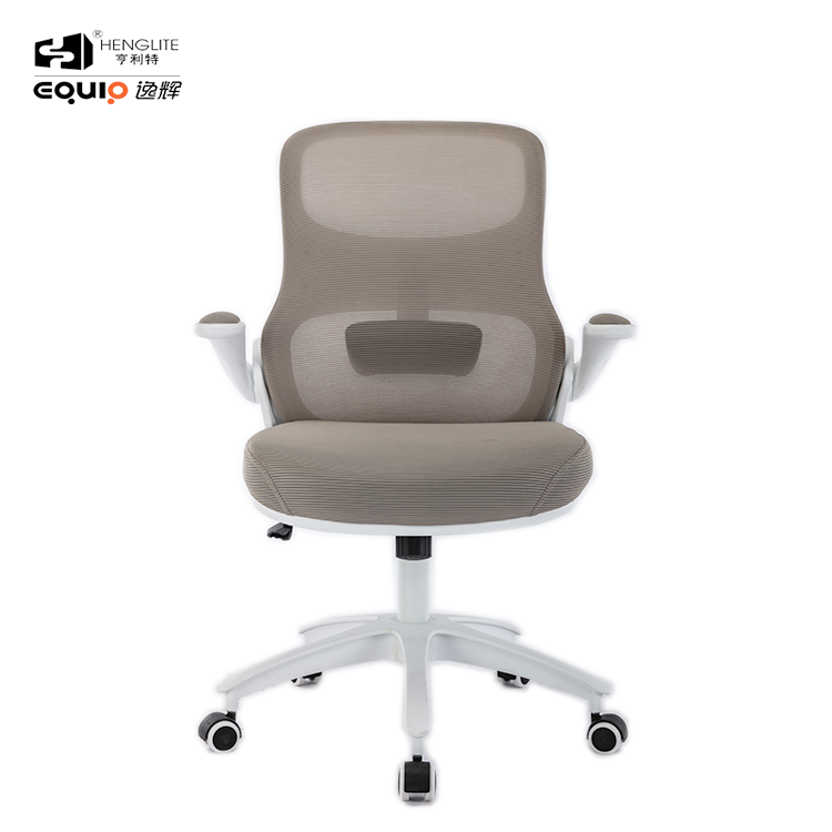 White EQ9020 Rebound Cotton Ergonomic Mesh Chair