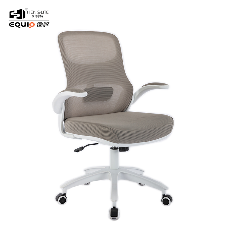 White EQ9020 Rebound Cotton Ergonomic Mesh Chair