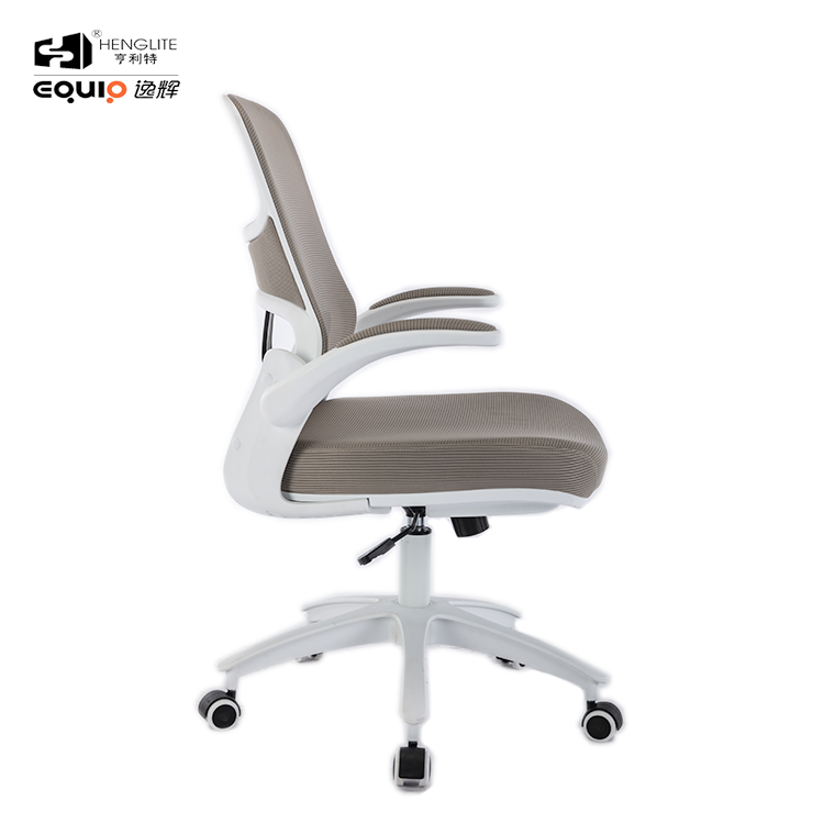 White EQ9020 Rebound Cotton Ergonomic Mesh Chair