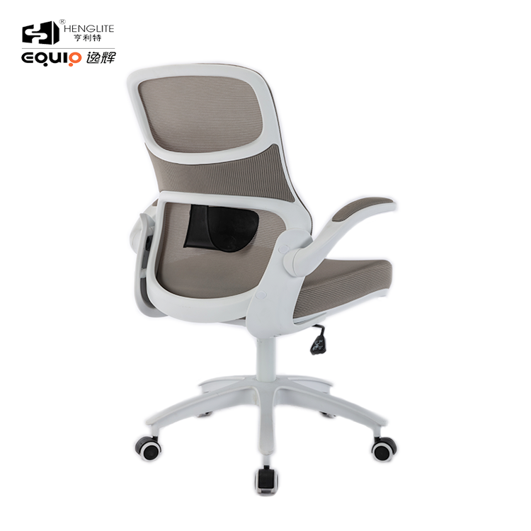 White EQ9020 Rebound Cotton Ergonomic Mesh Chair